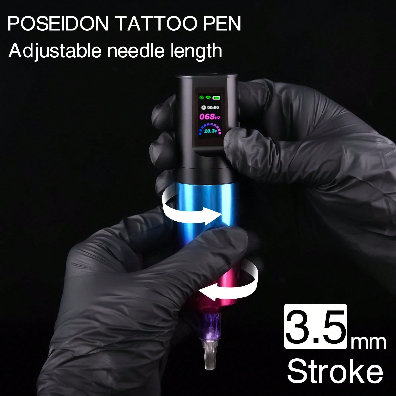Wireless Tattoo Pen Kit - LED Color Screen, 20Pcs Cartridge Needles, 11 Vibrant Tattoo Inks, Portable And Ergonomic Design For Beginners And Professionals Alike