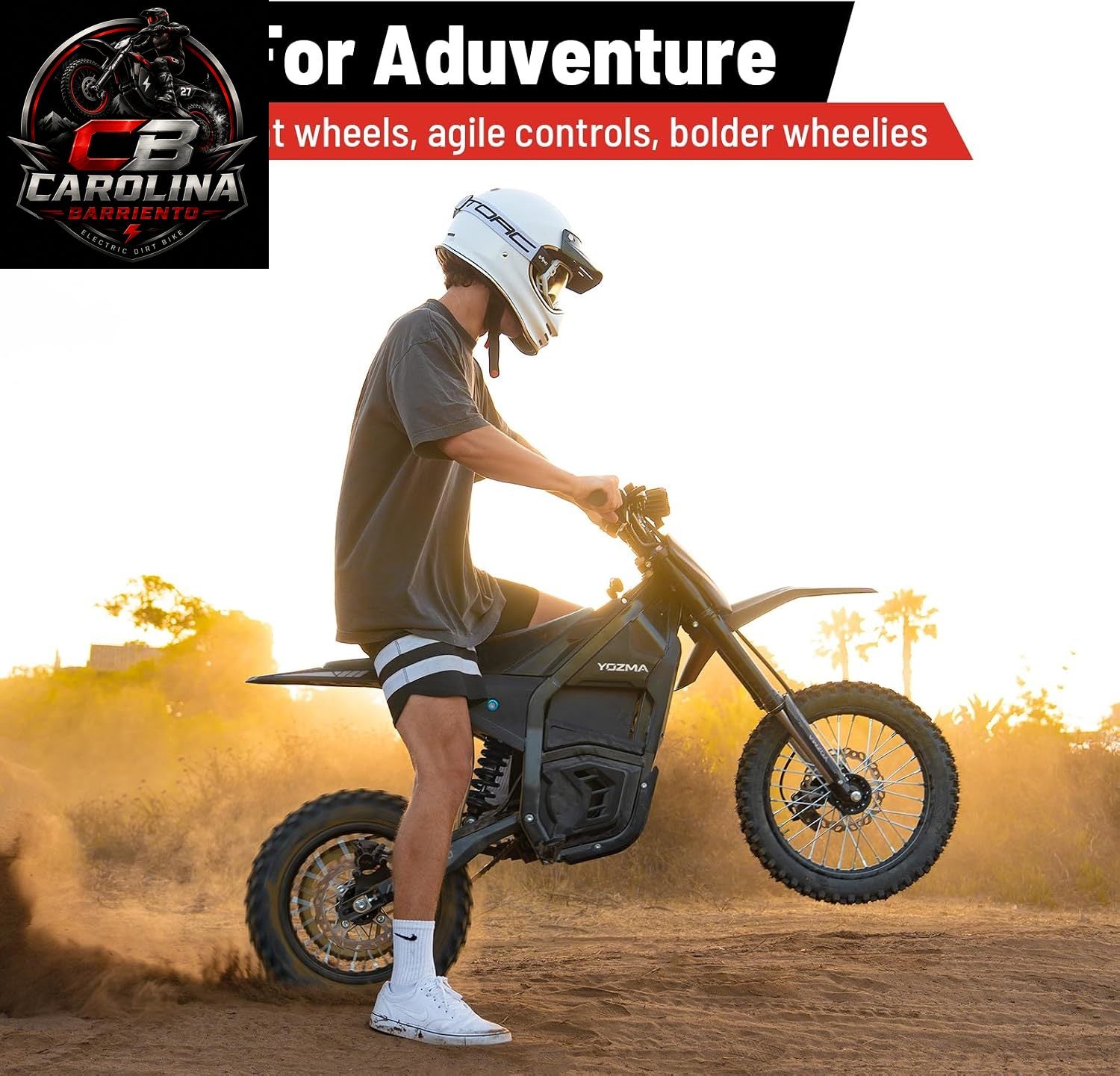 Electric Dirt Bike – 2600W Off-Road Electric Motorcycle, Up to 40 MPH, High-Performance E-Dirt Bike