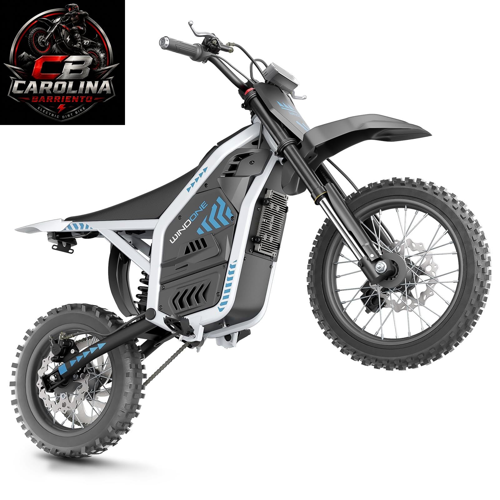 Windone RS5 Electric Dirt Bike – 2200W Peak Motor, 37 MPH, 48V 22.5Ah Battery, 45-Mile Range & Hydraulic Brakes
