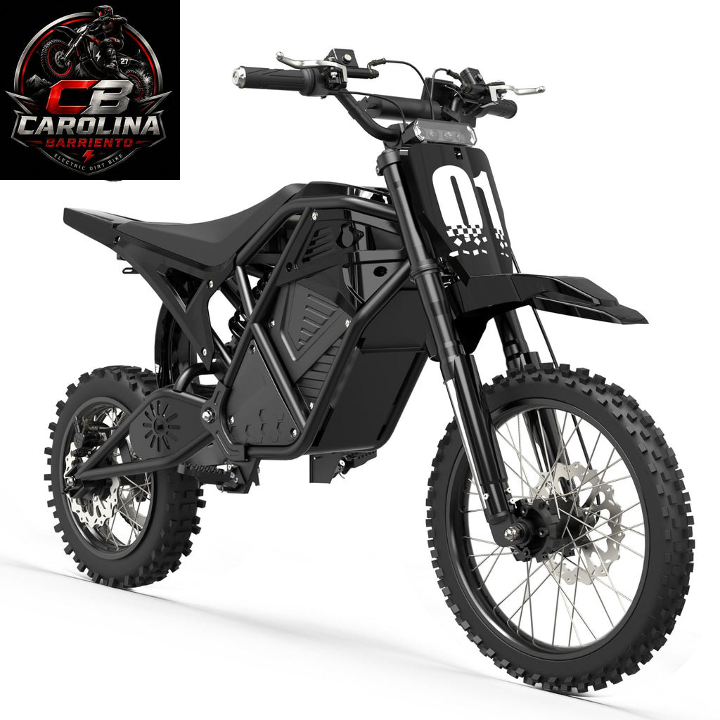 3500W Peak Electric Dirt Bike – 48V 23Ah Battery, Up to 53-Mile Range, 46 MPH, 220Nm Mid-Drive Motor & Dual Hydraulic Suspension