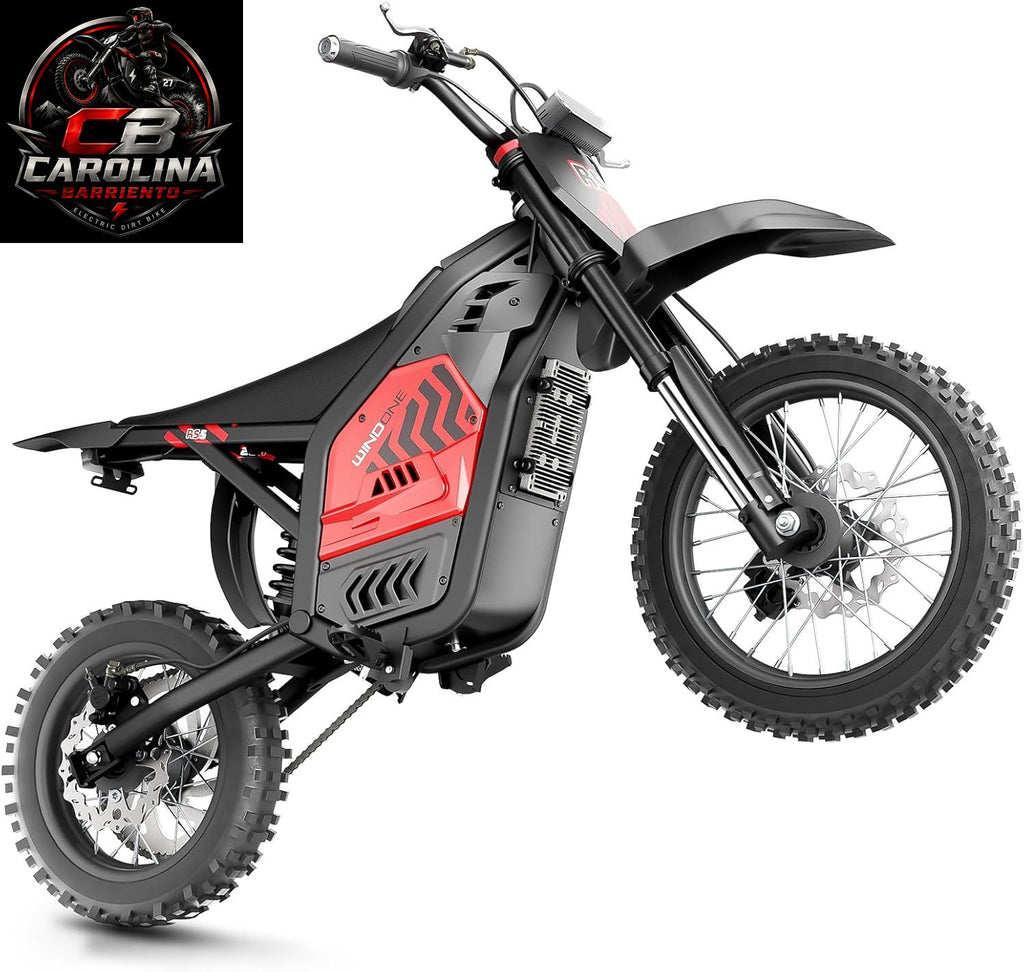 Windone RS5 Electric Dirt Bike – 2200W Peak Motor, 37 MPH, 48V 22.5Ah Battery, 45-Mile Range & Hydraulic Brakes